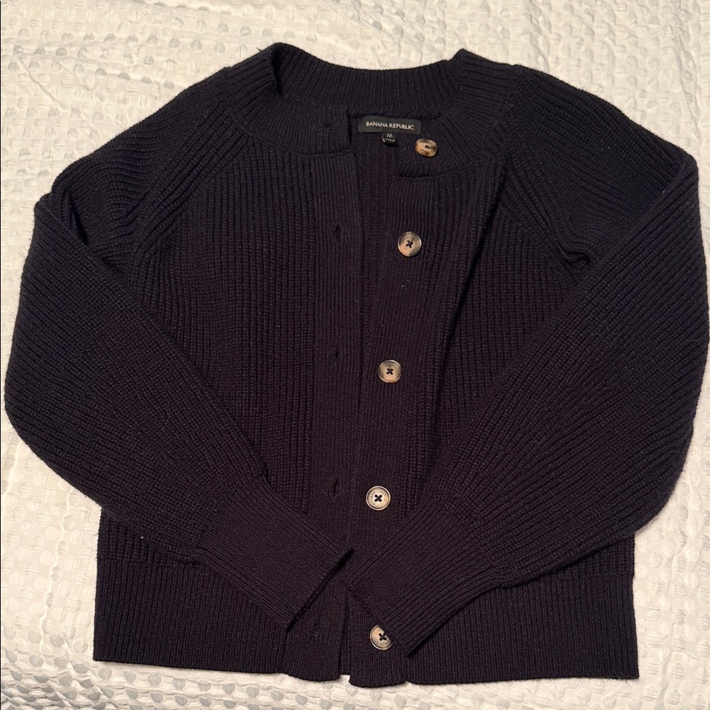 Banana Republic Dark Knit Cardigan
